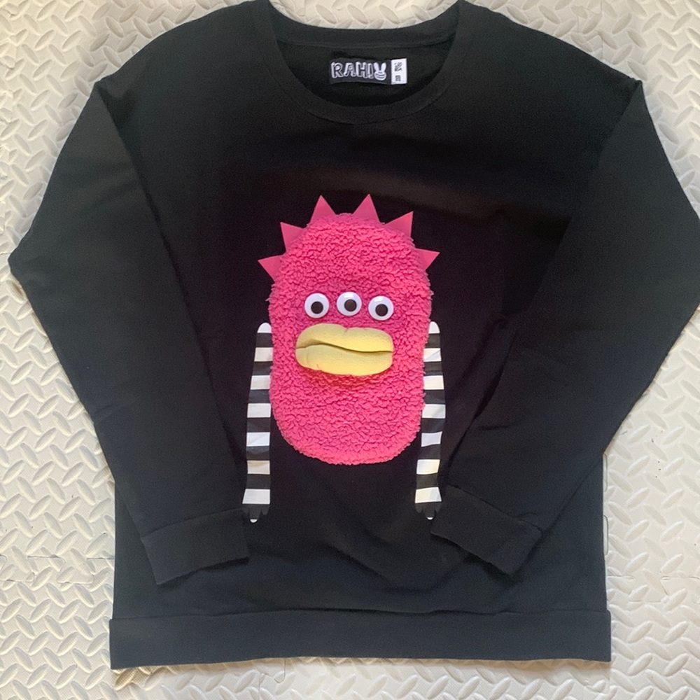 RAH Monster Sweatshirt Plush Pet Cosplay Manga Anime Alien UFO Cartoon Character